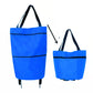 🛒✨ LIMITED TIME 50% OFF! 2 in 1 Foldable Shopping Cart – 23L Large Capacity, Smooth Swivel Wheels and Compact Storage