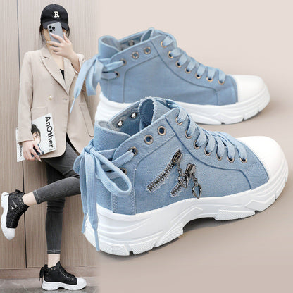 💗Limited stock available 50% OFF💗Women's Casual Chunky-Soled Canvas Shoes