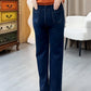 🔥Limited stock available 50% OFF🔥 Women's Straight-Leg Pants - Classic Casual Fit with Comfortable Elastic Waist for Everyday Style 🌟🛍️