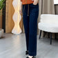 🔥Limited stock available 50% OFF🔥 Women's Straight-Leg Pants - Classic Casual Fit with Comfortable Elastic Waist for Everyday Style 🌟🛍️