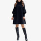 🔥Limited stock available 50% OFF🔥Women's Elegant Lantern Sleeve Pleated Dress
