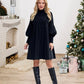 🔥Limited stock available 50% OFF🔥Women's Elegant Lantern Sleeve Pleated Dress