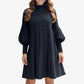 🔥Limited stock available 50% OFF🔥Women's Elegant Lantern Sleeve Pleated Dress