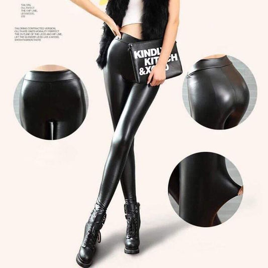 🔥Limited stock: 50% OFF👖faux leather leggings (fleece inside)