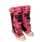 💗Limited stock: 50% OFF💗 Women's Retro Flat Slouch Mid-Calf Canvas Boots