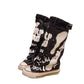 💗Limited stock: 50% OFF💗 Women's Retro Flat Slouch Mid-Calf Canvas Boots