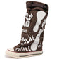💗Limited stock: 50% OFF💗 Women's Retro Flat Slouch Mid-Calf Canvas Boots