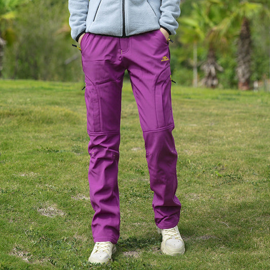 Women's Waterproof Thickened Warm Hiking Pants