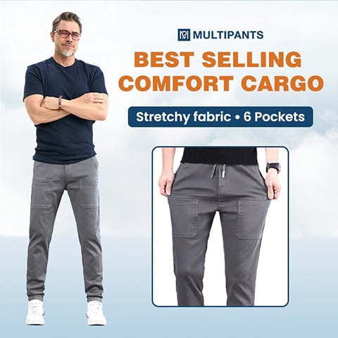 🎉 50% OFF! 👖 Viral Men’s Straight-Leg MultiPants – Engineered for Comfort ✨