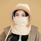 🔥Limited stock available 50% OFF🔥Plush-lined Thickened Thermal Hat with Face Mask for Men and Women