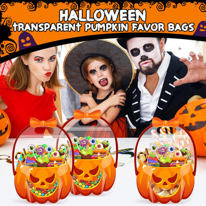 🎃LIMITED-TIME 50% OFF🍬50K+ SOLD👻 Halloween Treat Bags – Pumpkin Design, Resealable Zipper – Easy Carry Handle – 10-Pack – Ideal for Trick-or-Treat & Parties! 🛡️💨