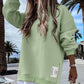 🔥Limited stock available 50% OFF🔥Long Sleeve Pullover Zipper Slit Casual Sweatshirt Dress