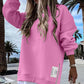 🔥Limited stock available 50% OFF🔥Long Sleeve Pullover Zipper Slit Casual Sweatshirt Dress