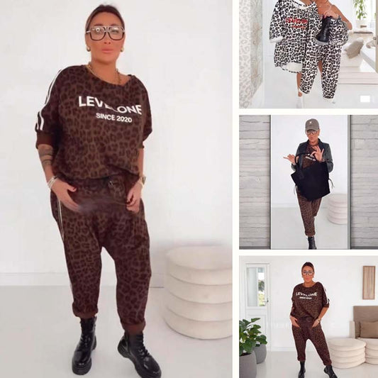 🔥Limited stock available 50% OFF🔥🐆 Women's Chic Leopard Print Co-ord Set – Versatile for Daily & Party Looks