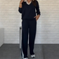🔥Limited stock available 50% OFF🔥Women's Long Sleeve Lapel Top & Pants Set