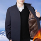 🔥Limited stock available 50% OFF🔥Men's Solid Color Zip Up Warm Jacket