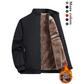 🔥Limited stock available 50% OFF🔥Men's Solid Color Zip Up Warm Jacket