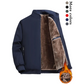 🔥Limited stock available 50% OFF🔥Men's Solid Color Zip Up Warm Jacket
