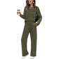 🔥Limited stock available 50% OFF🔥Women's Crew Neck Top & Drawstring Pants Set