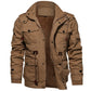 🔥Limited stock available 50% OFF🔥Stylish & Cozy ❄️! Men's Winter Cotton Military Jacket – Drawstring Fit, Ideal as a Gift