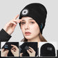 🔥Limited stock available 50% OFF🔥Peel-Off LED Headlamp Bluetooth Headset Knit Cap