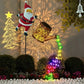 🎅 50% OFF FLASH SALE! ✨Solar Christmas Santa Decor Lights – Weather‑Resistant, 5 Styles 🎁