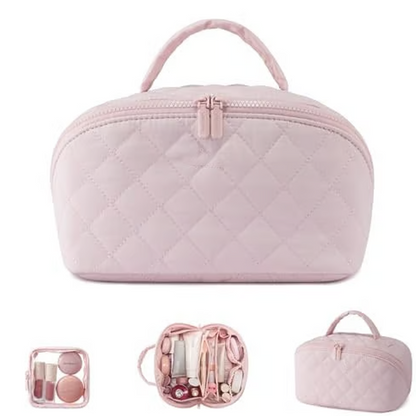 💖 HOT SALE 50% OFF💖Large Capacity Portable Makeup Bag with Handle