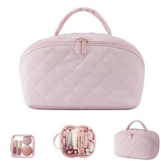 💖 HOT SALE 50% OFF💖Large Capacity Portable Makeup Bag with Handle