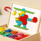 🔥Last day special, 50% off🔥Wooden Magnetic Pattern Block Puzzle Set