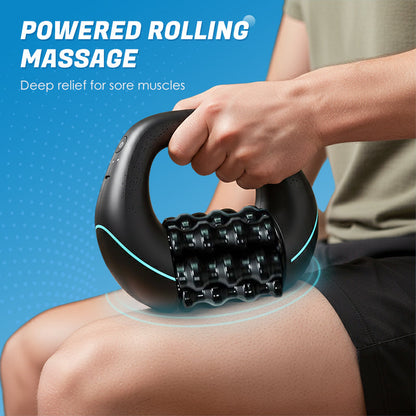 🔥 50% OFF 💆 Electric Handheld Rolling Massager – 3 Speeds, 24 Massage Nodes & Rechargeable Relief