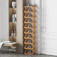 ✨ Foldable Bamboo Shoe Rack – Heavy-Duty Free-Standing Organizer – 100% Natural Alpine Bamboo, Tool-Free 5-Second Scissor Fold Setup-Compact Flat Storage – 2-10 Tiers 2 Colors 🌿