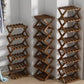 ✨ Foldable Bamboo Shoe Rack – Heavy-Duty Free-Standing Organizer – 100% Natural Alpine Bamboo, Tool-Free 5-Second Scissor Fold Setup-Compact Flat Storage – 2-10 Tiers 2 Colors 🌿