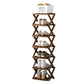✨ Foldable Bamboo Shoe Rack – Heavy-Duty Free-Standing Organizer – 100% Natural Alpine Bamboo, Tool-Free 5-Second Scissor Fold Setup-Compact Flat Storage – 2-10 Tiers 2 Colors 🌿