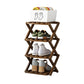 ✨ Foldable Bamboo Shoe Rack – Heavy-Duty Free-Standing Organizer – 100% Natural Alpine Bamboo, Tool-Free 5-Second Scissor Fold Setup-Compact Flat Storage – 2-10 Tiers 2 Colors 🌿