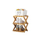 ✨ Foldable Bamboo Shoe Rack – Heavy-Duty Free-Standing Organizer – 100% Natural Alpine Bamboo, Tool-Free 5-Second Scissor Fold Setup-Compact Flat Storage – 2-10 Tiers 2 Colors 🌿