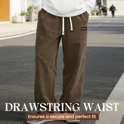 🔥Hot Sale 50% OFF🔥Men's Loose-Fit Drawstring Pants with Pockets