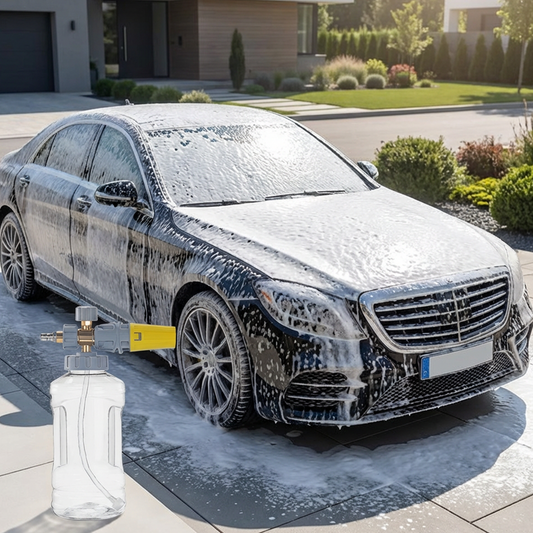 🚗50% OFF LIMITED TIME! High-Pressure Car Wash Foam Cannon Sprayer, Adjustable Snow Foam Lance with Large Bottle for Pressure Washer Vehicle Cleaning