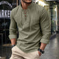 ⏳Time-Limited Special⏰Plain Linen-Cotton Blend Shirt for Men – Breathable & Lightweight, Relaxed Fit & Versatile Style 🌿