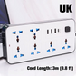 🔌⚡ LIMITED-TIME 50% OFF! Multi-Outlet Power Strip with Long Extension Cord – Built-In USB Charging, One-Touch Control & Safety Protection