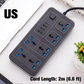 🔌⚡ LIMITED-TIME 50% OFF! Multi-Outlet Power Strip with Long Extension Cord – Built-In USB Charging, One-Touch Control & Safety Protection