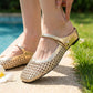 ⏰ Now only 50% off!⏰Women's Woven Square-Toe Mary Jane Mules