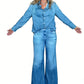 🔥40% OFF 📢Women’s Faux Denim Pajama 2-Piece Set