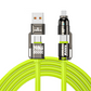 🔌Buy 2 Get 1 Free NOW! High‑Power 4‑in‑1 Fast Charging Cable, 240W PD Multi‑Interface Charging Cord, USB‑A/USB‑C to Type‑C/Lightning, Universal Fast Charge Cable for Phones & Laptops