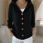 🔥HOT SALE🔥Women's Hooded Button-Up Knit Cardigan