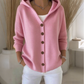 🔥HOT SALE🔥Women's Hooded Button-Up Knit Cardigan