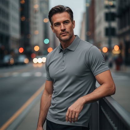 🥳2026 HOT SALE🥳💞50K+ SOLD!👔⚡ 50% OFF!👕Men's Quick-Dry Short-Sleeve Lapel T-Shirt
