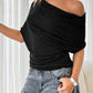 🎁New Arrival 50% OFF💥Women's Asymmetrical Off-Shoulder Batwing Sleeve Top