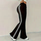⏰🔥LIMITED TIME 50% OFF!🔥50K+ SOLD!High-Waist Side Stripe Flared Pants
