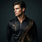 👕 50% OFF NOW! 🔥 Men's Casual Retro Long Sleeve Zip-Up Polo Shirt – Classic Style, Soft Fabric & Perfect for Daily Wear 🏠