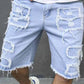 💐50% OFF ! Men’s Ripped Denim Shorts – Casual Versatile Look 🌞👕【Limited Offer】